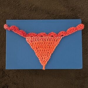 Handmade Crochet “Book Thong”